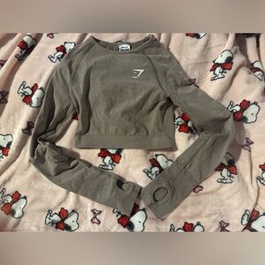 Gymshark Gray Crop Top